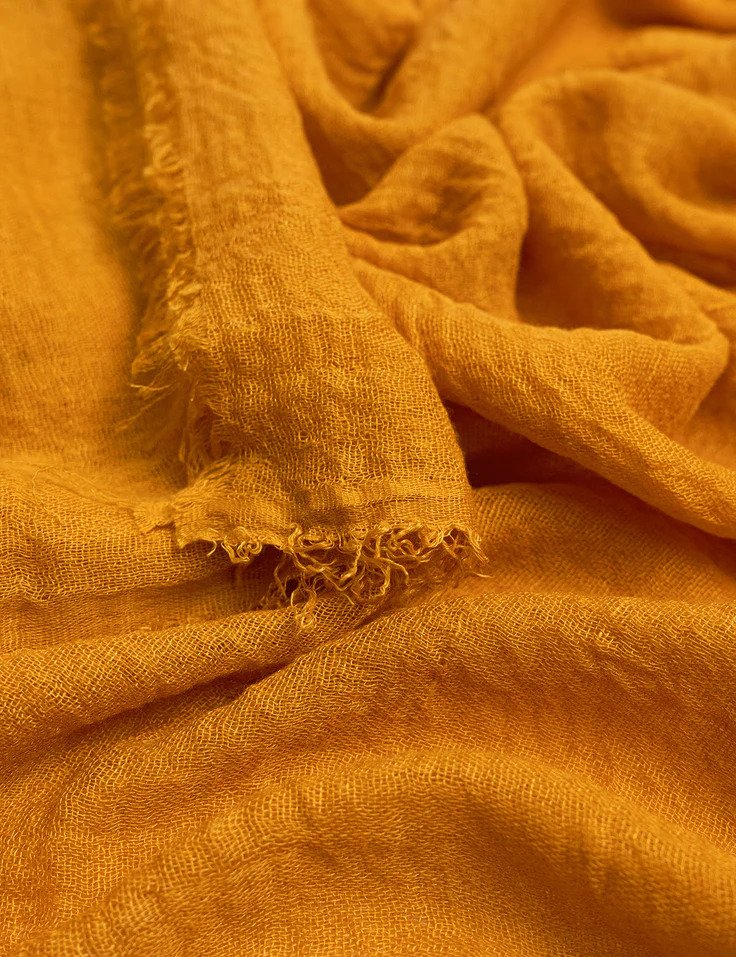 Crimps Hijab - Gold