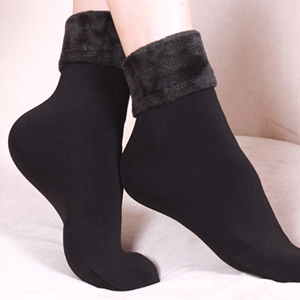 Premium Quality Wool Socks For Women Black