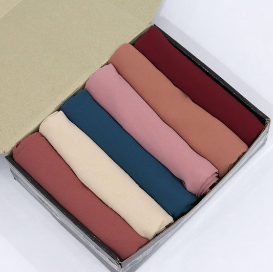Georgette Hijab Box - Velvet Teddy
