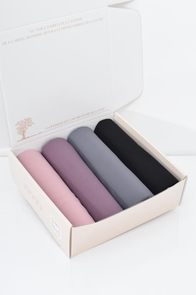 Pack of 4 HIJABS BUNDLE (Berry)