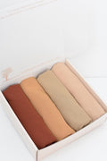 Pack of 4 HIJABS BUNDLE (Caramel)