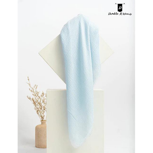 Crimps Hijab - Ice Blue