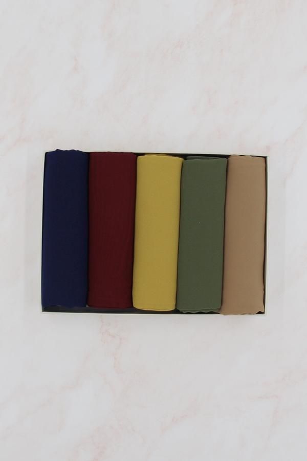 Pack of 5 HIJABS BUNDLE (Marigold)