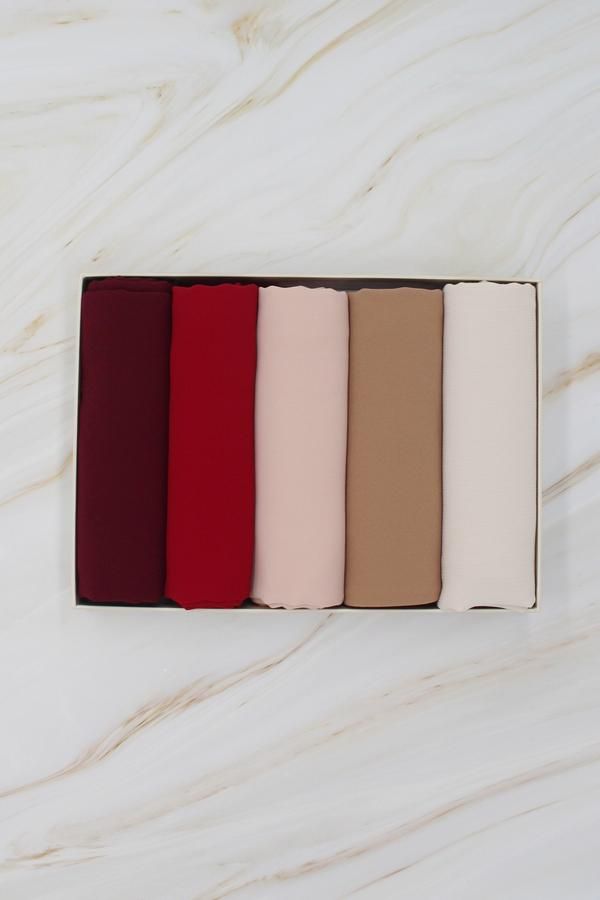 Pack of 5 HIJABS BUNDLE (Orchid)