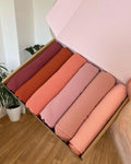 Pack of 6 HIJABS BUNDLE (Blush & Rust Assortment)