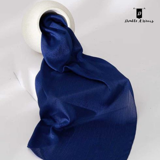 Essential Silk Stoler - Royal Blue