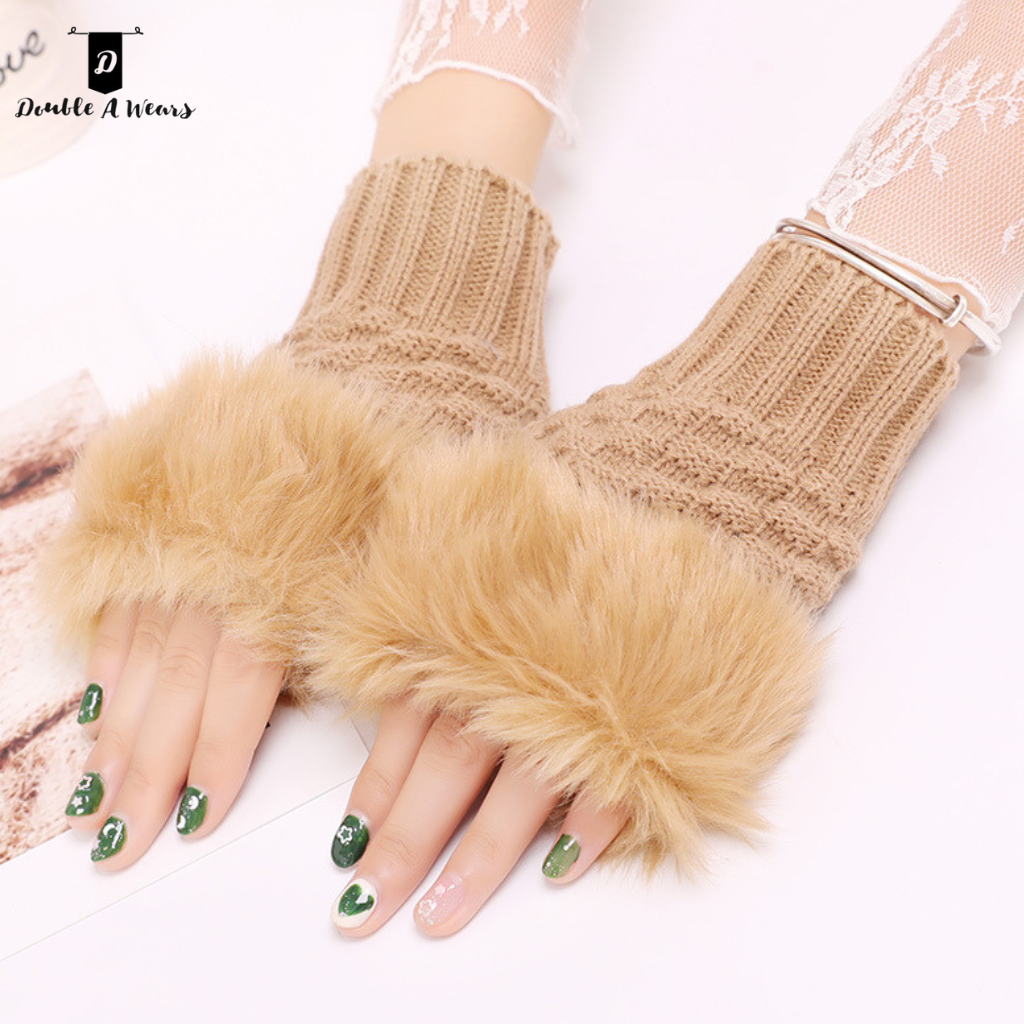 Skin Winter Wool Gloves For Women & Girls