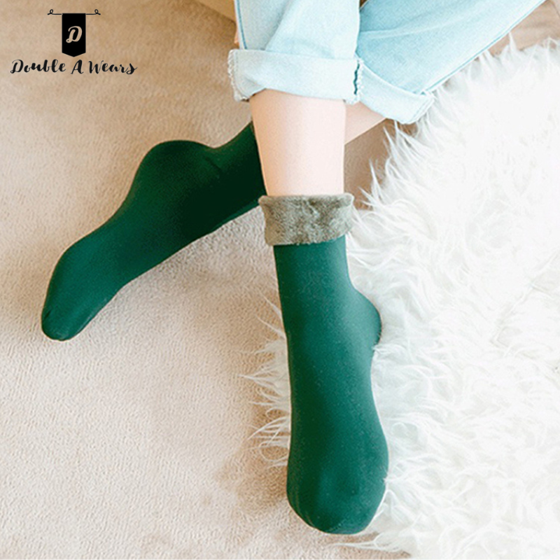 Premium Quality Wool Socks For Women Green